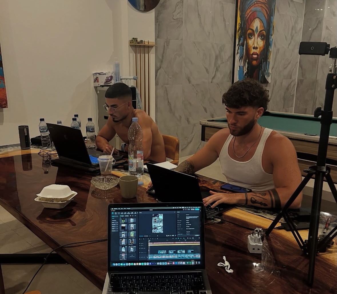 Behind the scenes — the build